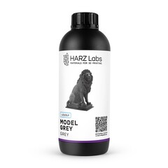 Фотополимерная смола HARZ Labs Model Resin, серая, 1 кг