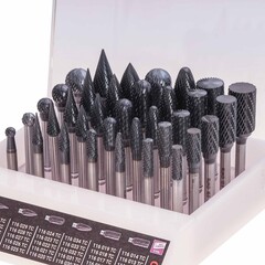 Набор бор-фрез твердосплавных 35шт HM-TiCN S=6мм Ruko 116008TC