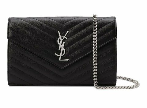 Клатч Saint Laurent Monogram Mini черный