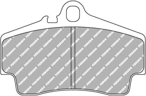 FCP1308G Тормозные колодки дисковые спортивые  состав DS3.12