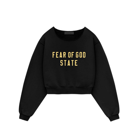 Свитшоты Logo Crop Sweatshirt in Cotton-fleece