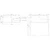 Salini 27M021870BH Зеркало для ванной OMBRA с LED подсветкой Влагостойкое AGC Сrystalvision