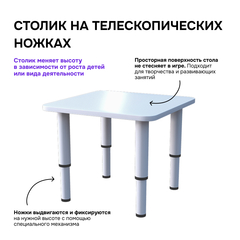 Столик "Экоград" (белый)