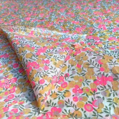хлопок Liberty c розовыми цветами фото