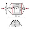 Картинка палатка туристическая Tramp TRT-126 зеленый - 2