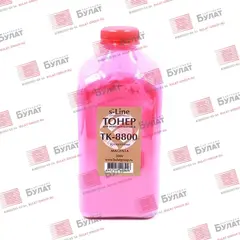 Тонер с девелопером БУЛАТ s-Line TK-8800 для Kyocera ECOSYS P8060 (Пурпурный, банка 300 г)