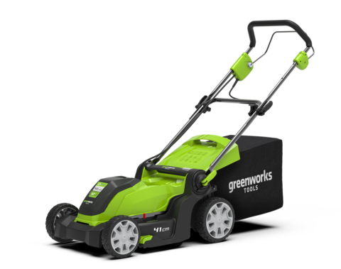 Электрическая газонокосилка Greenworks GLM1241, 40 см, (2505207), 1200 Вт