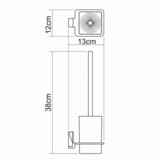 Exter K-5227 Щетка для унитаза подвесная