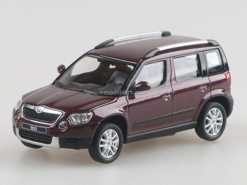 Skoda Yeti 2009 Rosso Brunello metallic red Abrex 1:43