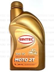 SINTEC MOTO 2T 801950 Масло моторное двухтактное SAE 30 API TC 1 литр