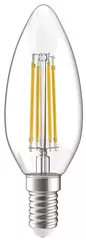 Лампа светодиодная C37 свеча 5 Вт 400 Лм 230 В 3000 К E14 IEK LL-C37-5-230-30-E14-FR