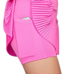 Теннисная юбка Nike Dri-Fit Advantage Pleated Skirt - playful pink/playful pink/white