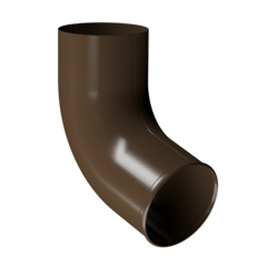 Отвод водосточной трубы Stal Premium, каштан