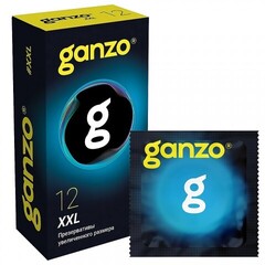Презервативы увеличенного размера Ganzo XXL Black edition, 12 шт.