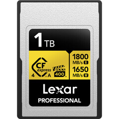 Карта памяти Lexar 1TB Professional GOLD CFexpress 4.0 Type A 1800/1650/1400