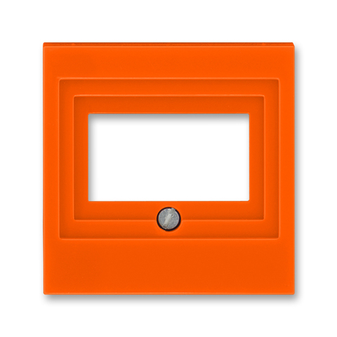 Лицевая панель для розеток USB / HDMI / VGA. Цвет Оранжевый. ABB. Levit(Левит). 2CHH290040A4066