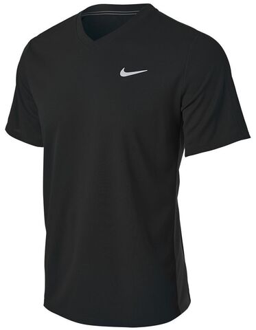 Футболка теннисная Nike Court Dri-Fit Victory - black/black/white