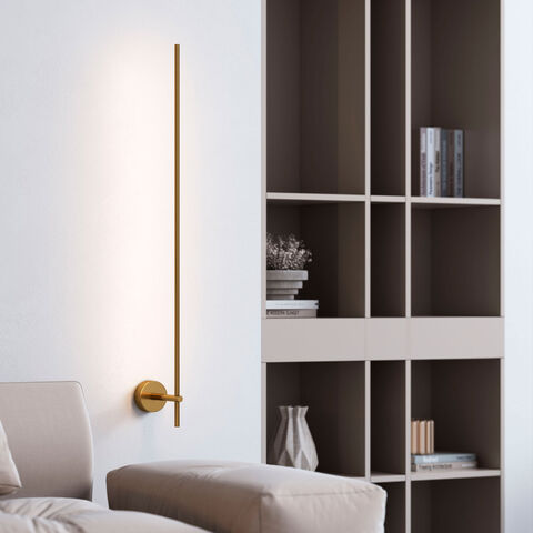 Настенный светодиодный светильник Elektrostandard Fine LED 3000К 40132/LED латунь