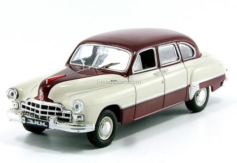 ZIM-12 GAZ-12 beige-darkred 1:43 DeAgostini Auto Legends USSR #206