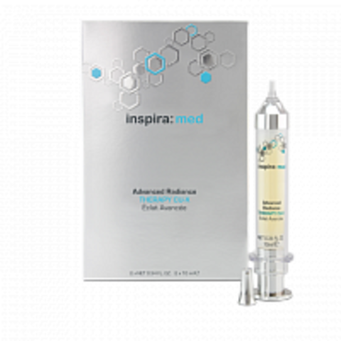 INSPIRA Омолаживающая сыворотка Therapy CU-X с пептидами меди и витамином С для обновления и сияния кожи | Advanced Radiance Therapy CU-X