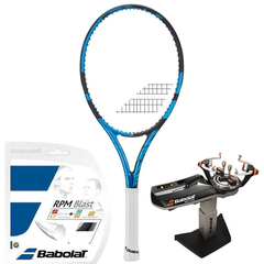 Ракетка теннисная Babolat Pure Drive Lite - blue + струны + натяжка