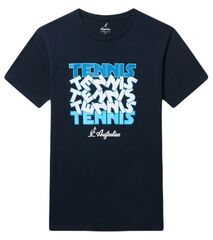 Теннисная футболка Australian Cotton Tennis T-Shirt - blu navy