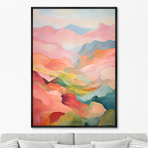ArtNoMore - Репродукция картины на холсте Landscape collection, The hills, No 2, 2024г.