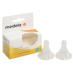 Соска MEDELA силиконовая S (2 шт/уп) (стандарт)