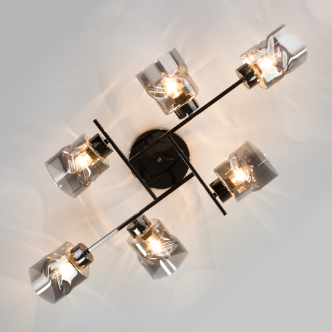 Потолочная люстра 30165/6 черный жемчуг