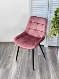 фото 3 Стул MIAMI G062-23 пепел розы, велюр / черный каркас М-City на profcook.ru