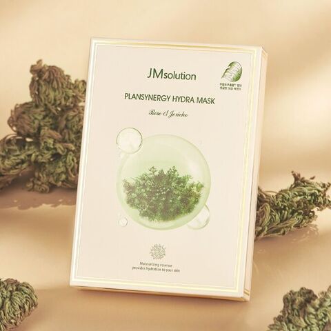 Увлажняющая тканевая маска с розой Иерхона JMsolution Plansynergy Hydra Mask Rosa Of Jericho