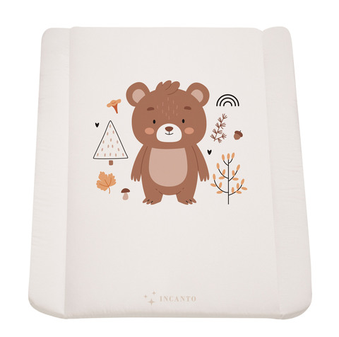 Матрас для пеленания Медвежонок цвет белый