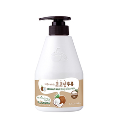 Welcos Kwailnara Coconut Milk Body Cleanser гель для душа с экстрактом кокоса