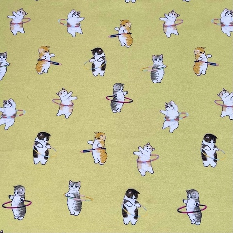 ПРЕДЗАКАЗ, КОШКА, ОБРУЧ - 100% хлопок