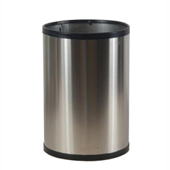 Ведро для мусора без крышки 10 л. нерж. сталь NOFER 14096.2.S матовый