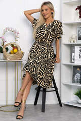 Платье Кристи (бежево-черное) П13872-35М LT Collection