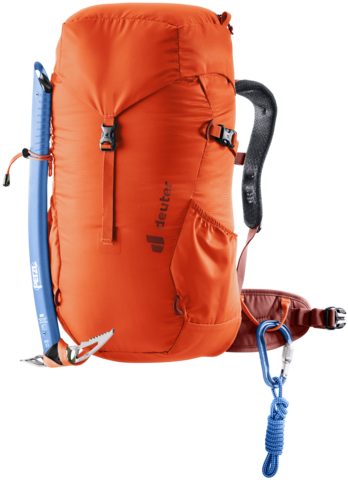 Картинка рюкзак туристический Deuter Climber 22 Papaya/Redwood - 4