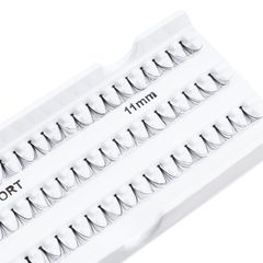 TF Пучки ресниц Individual lashes М201 12мм Short черный