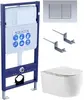 Aquatek SET Aquatek ЕВРОПА cmp011 SET Aquatek ЕВРОПА cmp011 (рама Aquatek Standard INS-0000012, клавиша KDI-0000011, крепеж KKI-0000002+унитаз ЕВРОПА AQ1106-00 с тонким сиденьем sc)