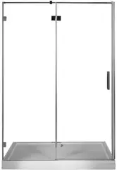 Aquanet 185433 Компл.2 - NWD6221 Beta 1500x2000 распашная дверь в нишу Правая стекло прозрачное (185433) фото