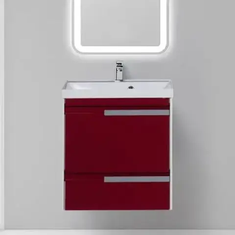 Aquanet 212919 Тумба с раковиной Aquanet Тиволи 60 бордо (212919)