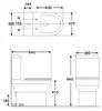 Чаша напольного унитаза Aquanet Rimless Logic-C CL-12339