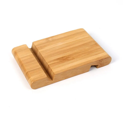 Подставка для мобильного телефона Kvitten (7,7*12,5*0,8 cm.) , материал: бамбук, цвет: естественный