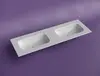 Ceramica Nova CN7022wx CN7022wx Раковина мебельная Grace прямоугольная 1410*457*137, с двумя чашами без отвер под смеситель