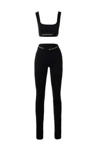 "B-SPORT" Базовый топ с фактурной резинкой