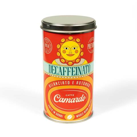 Кофе в зёрнах Camardo Premium DECAFFEINATO, 250г