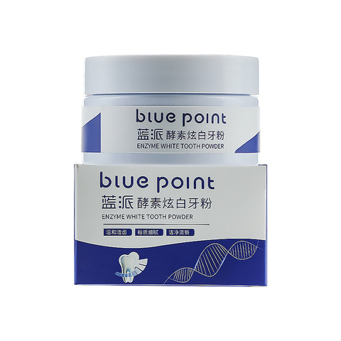 (1pv)BLUE POINT Энзимный отбеливающий зубной порошок 50г