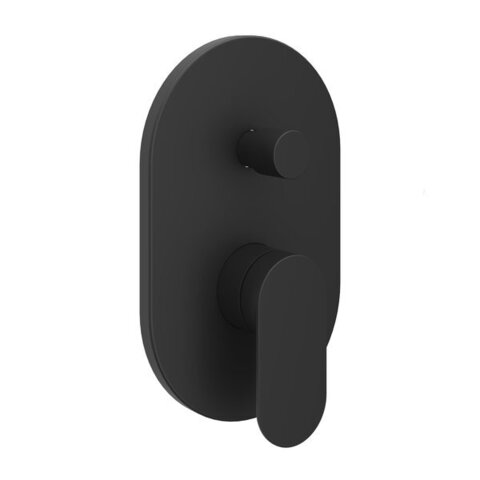 Ravak X070466 Смеситель скрытого монтажа CR II 065.20BL.O2 ЧЕРНЫЙ (2 вывода) + нужен RB 070.50 (X070052)