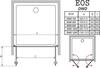 Radaway 137703-01-01 EOS DWD 90 хром
