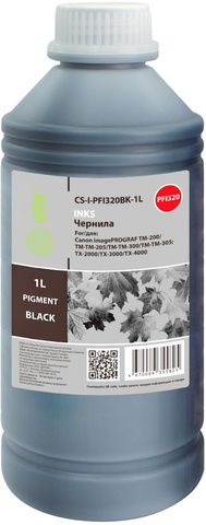 Чернила Cactus CS-I-PFI030MBK-1L PFI-030 черный матовый1000мл для Canon imagePROGRAF TA-20/30